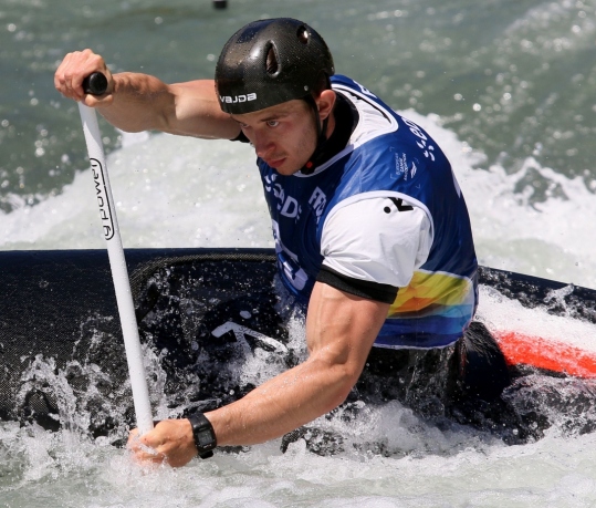 Poland Kacper Sztuba European slalom championships Pau 2019 Poland Kacper Sztuba European slalom championships Pau 2019