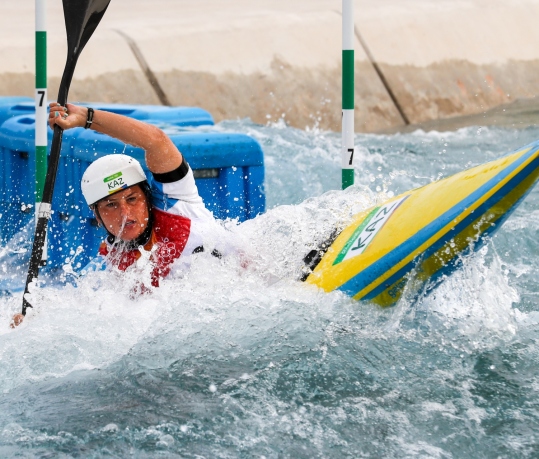 Kazakhstan Yekaterina Smirnova canoe slalom