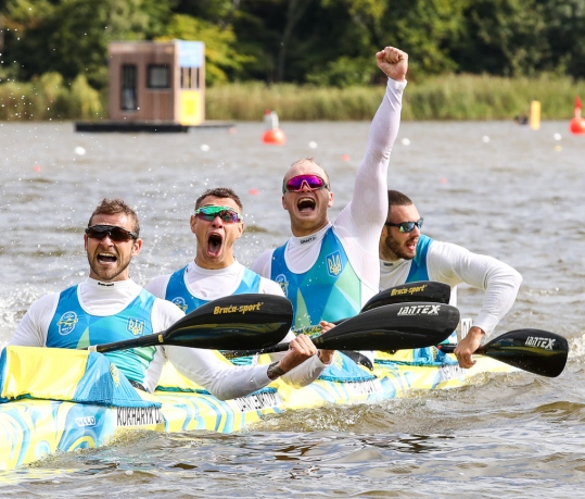 Ukraine K4 500 men Copenhagen 2021