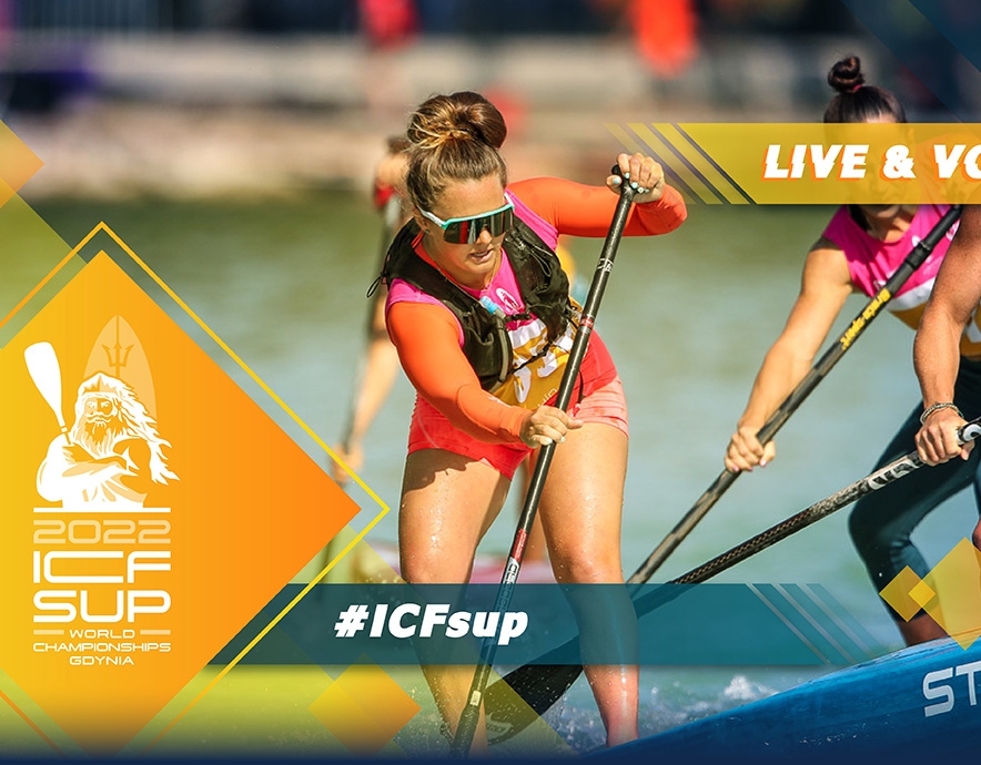 2022 ICF Stand Up Paddling SUP World Championships Gdynia Poland Live TV Coverage Video Streaming