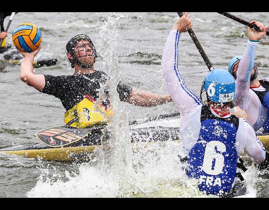 Canoe Polo Team Shot