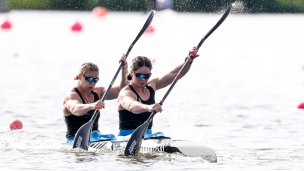 2019 ICF Sprint World Cup 1 Poznan Poland Aimee FISHER-Caitlin RYAN New Zealand