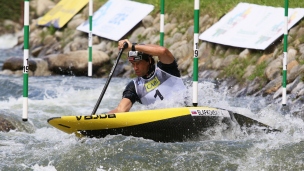 2021 ICF Canoe Kayak Slalom World Cup La Seu D&#039;urgell Spain Alexander Slafkovsky