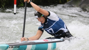 ICF Canoe Slalom World Cup Pau France Alja Kozorog