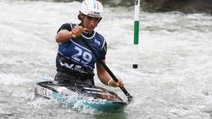 ICF Canoe Slalom World Cup Pau France Angele Hug