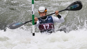 ICF Canoe Slalom World Cup Pau France Anna Faber