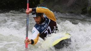 ICF Canoe Slalom World Cup Pau France Benjamin Renia