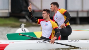 2021 Canoe Sprint European Olympic Qualifier Cayetano GARCIA, Pablo MARTINEZ
