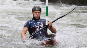 ICF Canoe Slalom World Cup Pau France Christopher Bowers