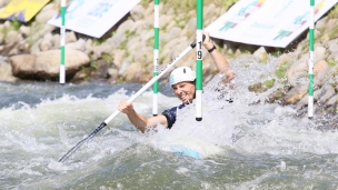 2021 ICF Canoe Kayak Slalom World Cup La Seu D&#039;urgell Spain David Florence