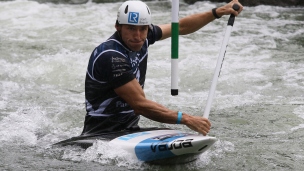 ICF Canoe Slalom World Cup Pau France David Florence