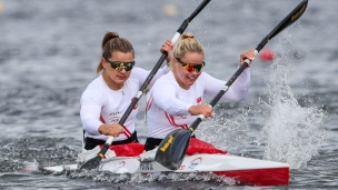 2022 ICF Canoe Sprint &amp;amp; Paracanoe World Cup Poznan Poland Dominika PUTTO, Katarzyna KOLODZIEJCZYK