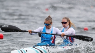 2022 ICF Canoe Sprint &amp;amp;amp;amp;amp; Paracanoe World Cup Poznan Poland Eliska BETLACHOVA, Adela HAZOVA