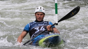 ICF Canoe Slalom World Cup Pau France Erik Holmer