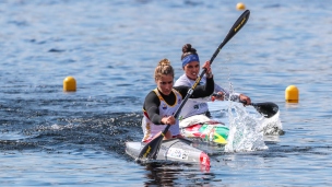 2022 ICF Canoe Sprint &amp;amp; Paracanoe World Cup Poznan Poland Estefania FERNANDEZ, Maria REI