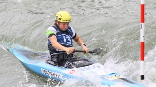 ICF Canoe Slalom World Cup Pau France Eva Alina Hocevar