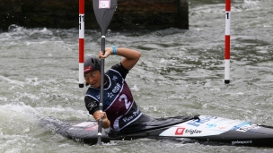 ICF Canoe Slalom World Cup Pau France Eva Tercelj