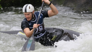 ICF Canoe Slalom World Cup Pau France Finn Butcher