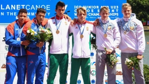 027 c2 junior men 1000m 2017 icf canoe sprint junior u23 world championships pitesti romania