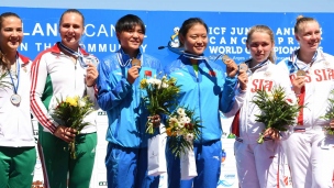 131 c2 junior women 500m 2017 icf canoe sprint junior u23 world championships pitesti romania