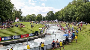 2018 ICF Canoe Slalom World Cup 3 Augsburg Germany EIS Kanal