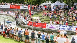 2018 ICF Canoe Slalom World Cup 3 Augsburg Germany EIS Kanal