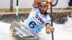 hannes aignericf canoe slalom world cup 2 augsburg germany 2017 008