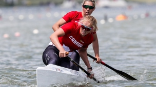 2018 ICF Canoe Sprint World Cup 1 Szeged Hungary L Vincent-lapointe - K Vincent CAN