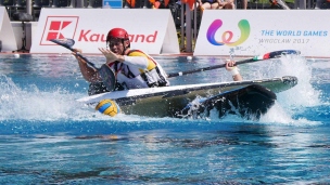 spain centre sprint over italy icf canoe polo world games 2017