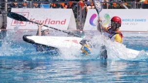 spain sprint over italy icf canoe polo world games 2017