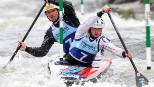 2018 ICF Canoe Slalom World Cup 1 Liptovsky Slovakia STANOVSKA Sona - BATIK Jan SVK
