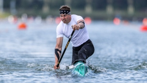 2022 ICF Canoe Sprint World Cup Racice Czech Republic Henrikas ZUSTAUTAS