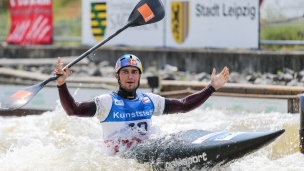 2021 ICF Canoe Slalom World Cup Markkleeberg Jakub GRIGAR