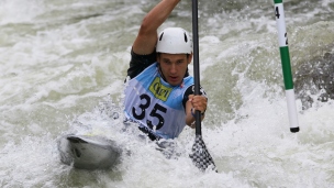 2021 ICF Canoe Kayak Slalom World Cup La Seu D&#039;urgell Spain Jan Rohrer