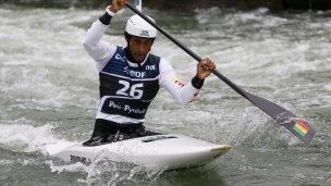 ICF Canoe Slalom World Cup Pau France Jean Pierre Bourhis