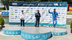 2021 ICF Canoe Slalom Junior &amp;amp;amp; U23 World Championships Ljubjlana Junior K1 Mens Medallists