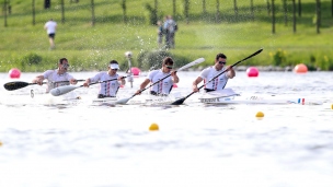 2019 ICF Sprint World Cup 1 Poznan Poland K4 Men France