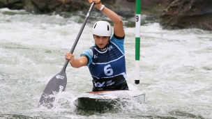 ICF Canoe Slalom World Cup Pau France Klara Olazabal