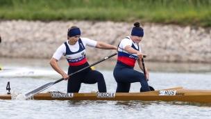 2021 ICF Canoe Sprint World Cup Szeged Kseniia KURACH, Anna KNIAZEVA