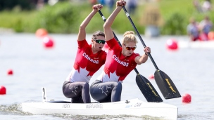 2019 ICF Sprint World Cup 1 Poznan Poland Laurence VINCENT-LAPOINTE-Katie VINCENT Canada