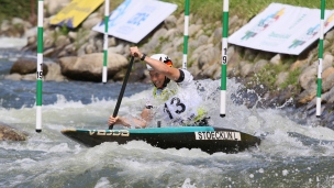 2021 ICF Canoe Kayak Slalom World Cup La Seu D&#039;urgell Spain Lena Stoecklin