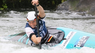 ICF Canoe Slalom World Cup Pau France Lena Stoecklin