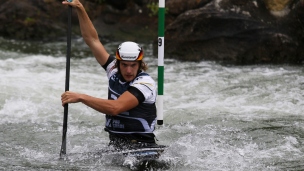 ICF Canoe Slalom World Cup Pau France Lennard Tuscherer