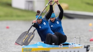 2021 ICF Canoe Sprint World Cup Szeged Liudmyla LUZAN, Anastasiia CHETVERIKOVA