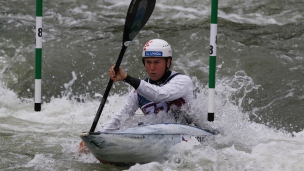 ICF Canoe Slalom World Cup Pau France Lucie Nesnidalova