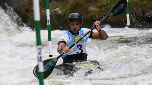 2021 ICF Canoe Kayak Slalom World Cup La Seu D&#039;urgell Spain Lucien Delfour