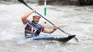 ICF Canoe Slalom World Cup Pau France Lukas Werro