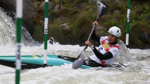 2021 ICF Canoe Kayak Slalom World Cup La Seu D&#039;urgell Spain Luuka Jones