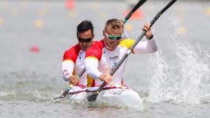 2021 ICF Canoe Sprint World Cup Szeged Marcus WALZ, Rodrigo GERMADE