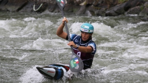 ICF Canoe Slalom World Cup Pau France Marie Zelia Lafont